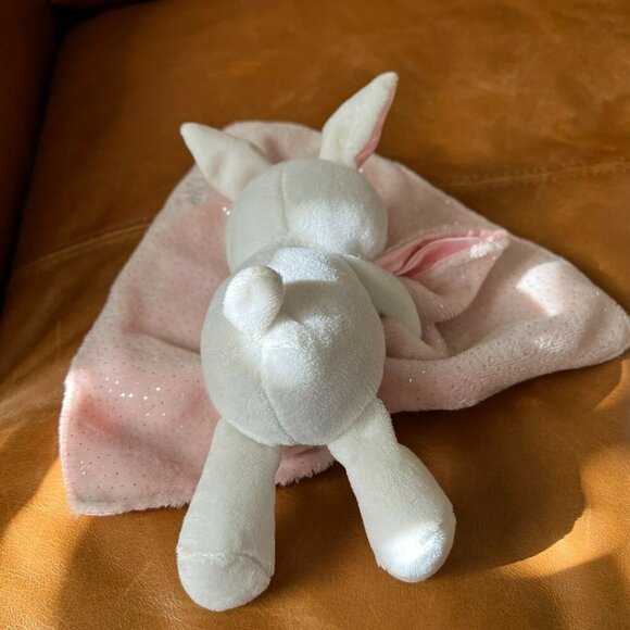 Baby Starters Bunny Security Lovey Blanket Plush 11" X 11" Cuddly Stuffed Animal - Picture 3 of 7